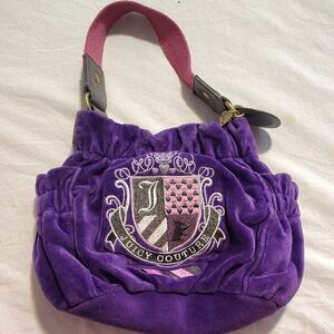 Juicy Couture Purple Velvet Women's Bag
